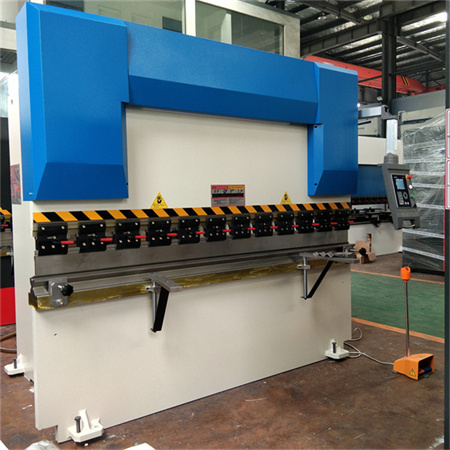 Čínsky výrobca 125 tonový CNC hydraulický stroj na ohýbanie plechu 3-osový hydraulický ohraňovací lis