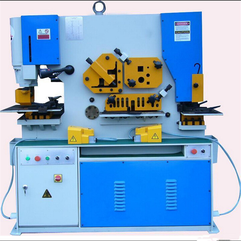 Hydraulický kombinovaný stroj na dierovanie a strihanie Hydraulický stroj na strihanie železiarní