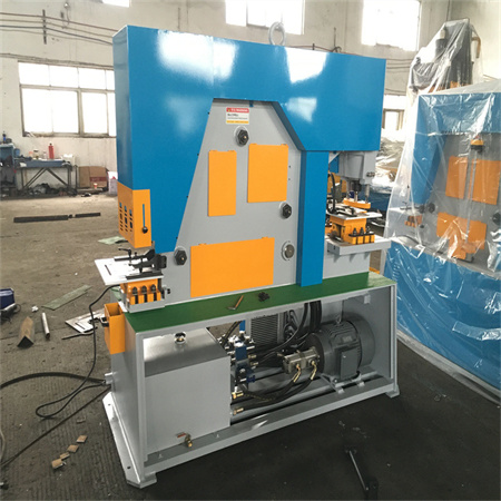 Hydraulický železiarsky stroj Q35Y-50 na dierovanie plechov a uhlové strihanie železa CNC 12 CE hydraulický lis