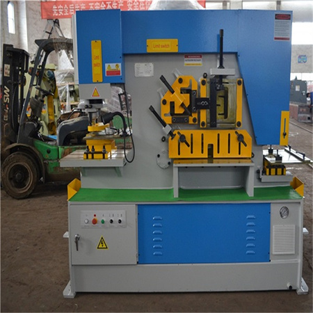 APEC CNC Široko používaný hydraulický železiarsky, dierovací a strihací stroj hydraulický železiarsky stroj na rezanie oceľových tyčí