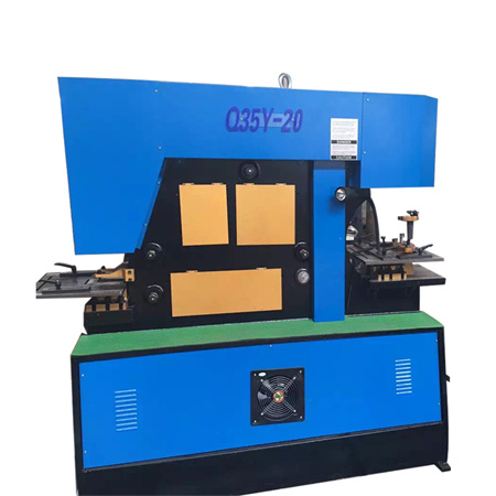 Hydraulický železiarsky stroj Q35Y-50 na dierovanie plechov a uhlové strihanie železa CNC 12 CE hydraulický lis