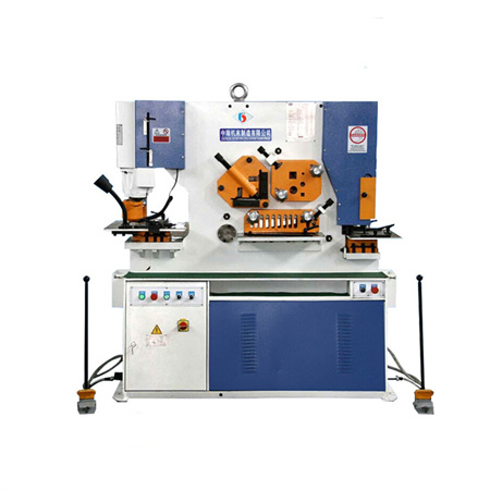 Pracovník, dierovací a strihací stroj Kombinovaný výrobca hydraulickej žehličky v Číne Mechanický dierovací stroj na kov 24 mesiacov