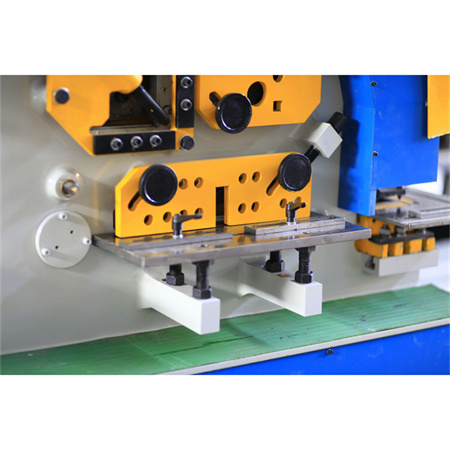 Minihydraulický mechanický železiarsky strihací a dierovací stroj