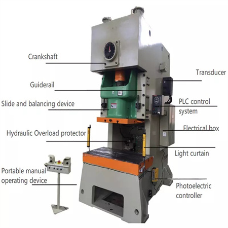 Výrobná cena PVC papierových kariet Valcový hydraulický dierovací stroj