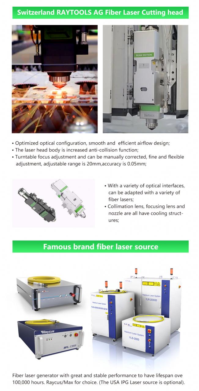 Laserový rezací stroj z uhlíkových vlákien a hliníka z nehrdzavejúcej ocele s CNC vláknami
