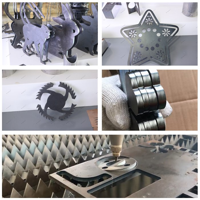 CNC vláknový laserový rezací stroj 1000w 2000w na rezanie hliníkových kovových oceľových rúrok